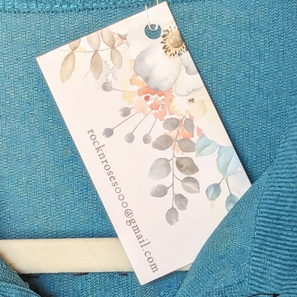 NWT Original Design Aztec Turquoise Cordoroy Shacket With Conchos - Picture 8 of 16